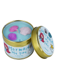 Bomb Cosmetics Mermaid Pleasure - Mermaid My Day Scented natural, handmade candle in a tin can burns for up to 35 hours
