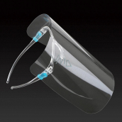 Shield face protective set rims + cover 1 piece (shield can be attached to any glasses)