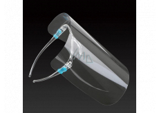 Shield face protective set rims + cover 1 piece (shield can be attached to any glasses)