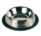 Trixie Stainless steel bowl with rubber 2.80 l diameter 33 cm