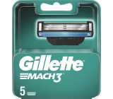 Gillette Mach3 spare head 5 pieces, for men