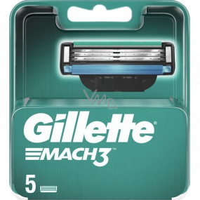 Gillette Mach3 spare head 5 pieces, for men