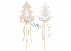 Recess wooden tree 10 cm + skewers, different colors