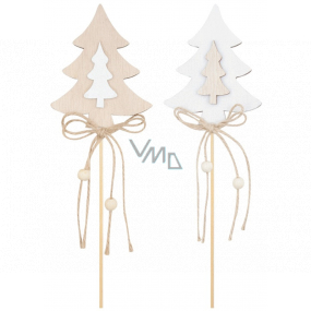 Recess wooden tree 10 cm + skewers, different colors