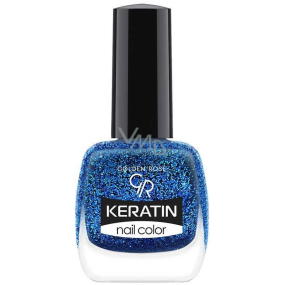 Golden Rose Keratin Nail Color Glitter Nail Lacquer 413 10,5 ml