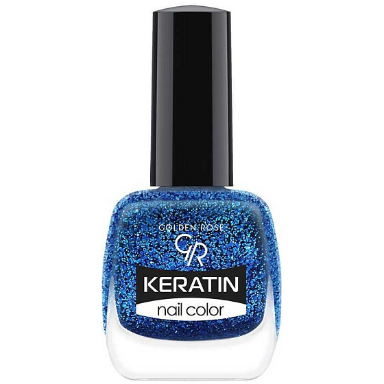 Golden Rose Keratin Nail Color Glitter Nail Lacquer 413 10,5 ml