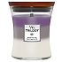 WoodWick Trilogy Amethyst Sky scented candle with wooden wick and lid glass medium 275 g