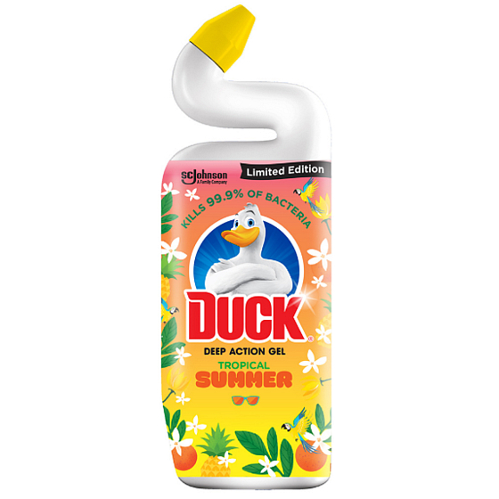 Duck Deep Action Gel Tropical Summer Toilet Liquid Cleaner 750 ml