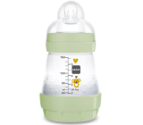 Mam Anti-Colic feeding bottle, silicone soft teat 0+ months Green 160 ml