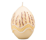 Emocio Egg yellow candle Cats 80 mm