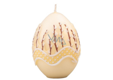 Emocio Egg yellow candle Cats 80 mm