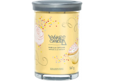 Yankee Candle Vanilla Cupcake - Vanilla Cupcake scented candle Signature Tumbler large glass 2 wicks 567 g