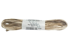 Ditipo Raphia Natur beige coloured lycra for decoration 3 m