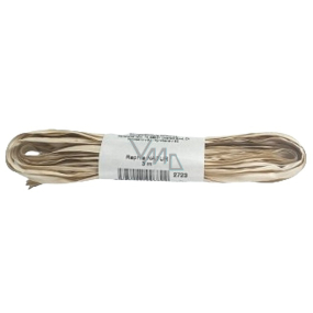 Ditipo Raphia Natur beige coloured lycra for decoration 3 m