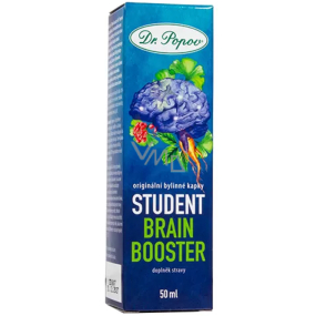 Dr. Popov Student Brain booster herbal drops supporting concentration and memory 50 ml