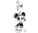 Charm Sterling silver 925 Disney Mickey Mouse, movie bracelet pendant