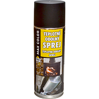 Max Color heat-resistant paint 300 °C, black, 400 ml