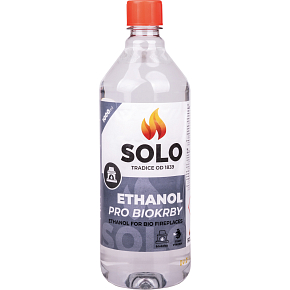 Solo Ethanol for fireplaces, fuel for bio-fireplaces, 1 l