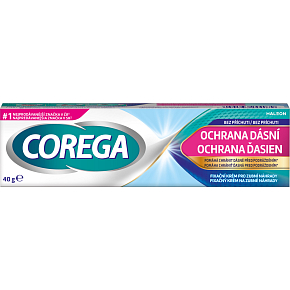 Corega Gum Protection Fixative Cream for Dentures Unflavored 40 g