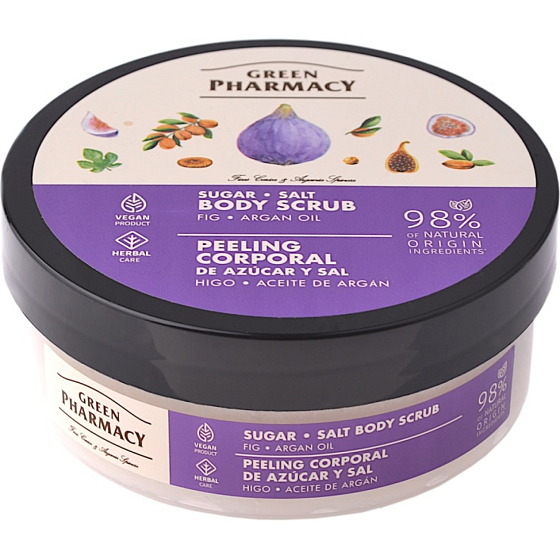Green Pharmacy Body Scrub Fig and Argan Oil 200 ml