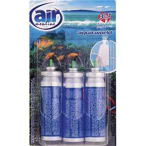 Air Menline Aqua World air freshener refill 3× 15 ml