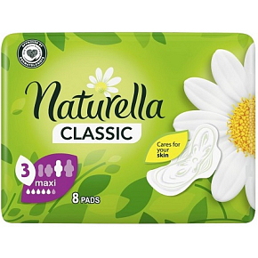 Naturella women's pads Classic Maxi, 8 pcs