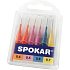 Spokar Mix interdental brushes set size: 0.4 - 2 pieces, 0.5 - 2 pieces, 0.6 - 1 piece, 0.7 - 1 piece