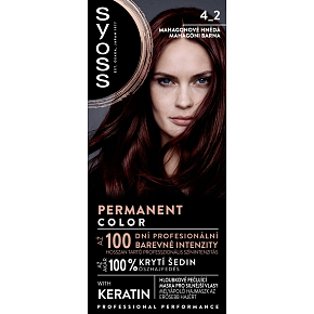 Syoss Hair Color, 4-2 Mahogany Brown