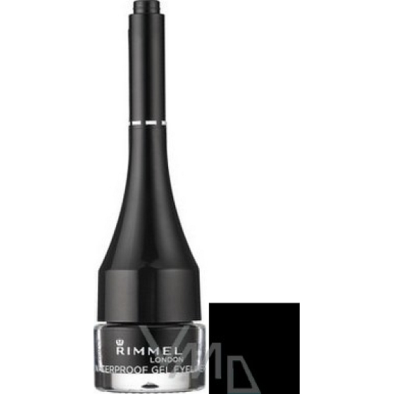 Rimmel London Waterproof Waterproof Gel Eyeliner 001 Black 2 g