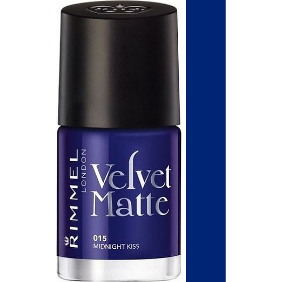 Rimmel London Velvet Matte Nail 015 Midnight Kiss 12 ml
