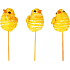 Wool chicken recess 5 cm + skewers 1 piece