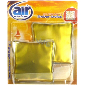 Air Menline Deo Picture Non Stop Elegant Limber Twist gel air freshener refill 2 x 8 g