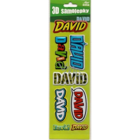 Nekupto 3D Stickers named David 8 pieces