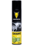Coyote Cockpit Apple antistatic, cleans and treats plastic, leather, rubber, wood, imitation leather in the interior of the vehicle 400 ml spray