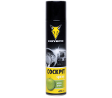 Coyote Cockpit Apple antistatic, cleans and treats plastic, leather, rubber, wood, leatherette in the vehicle interior 400 ml spray