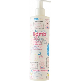 Bomb Cosmetics Sweet as a cherry pie body lotion with a 300 ml dispenser