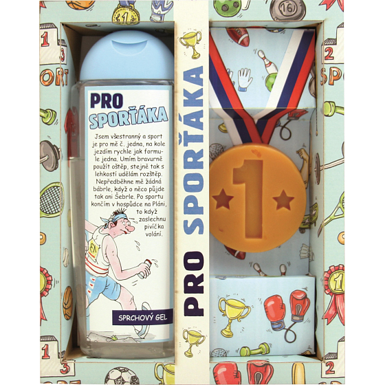 Bohemia Gifts Urban cosmetics For athletes shower gel 300 ml + soap