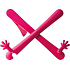 If The Hands Stand Book / Tablet Holder Pink 25 x 45 x 210 mm