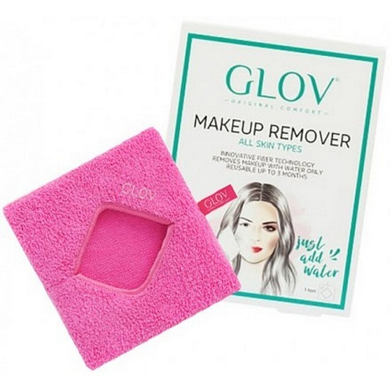 Glov Hydro Demaquillage Comfort Party Pink make-up gloves 1 piece