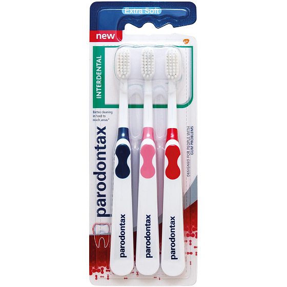 Parodontax Interdental Extra Soft extra soft toothbrush, triopack