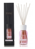 Millefiori Milano Natural Magnolia Blossom & Wood - Magnolia flowers and Wood Diffuser 250 ml + 8 stems in a length of 30 cm for medium-sized spaces lasts min. 3 months
