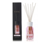 Millefiori Milano Natural Magnolia Blossom & Wood - Magnolia flowers and Wood Diffuser 250 ml + 8 stems in a length of 30 cm for medium-sized spaces lasts min. 3 months
