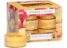 Yankee Candle Mango Peach Salsa - Mango and Peach Salsa Scented Tealight 12 x 9.8 g