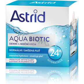 Astrid Aqua Biotic Day and Night Cream for Normal and Combination Skin, 50 ml