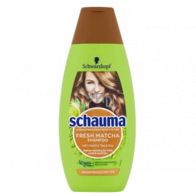 Schauma Fresh Matcha with micronutrients hair shampoo for greasy roots and dry ends 250 ml