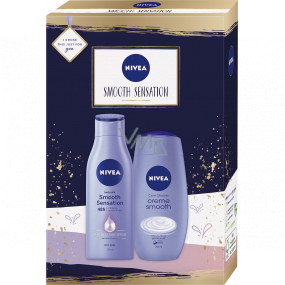 Nivea Smooth Sensation body lotion 250 ml + shower gel 250 ml, cosmetic set for women
