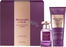 Abercrombie & Fitch Authentic Night Woman Eau de Parfum for Women 50 ml + Body Lotion 200 ml, gift set