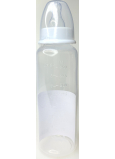 First Steps Transparent 0+ baby bottle White 250 ml