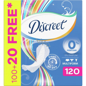 Discreet Air Multiform breathable brief intimate pads for everyday use 120 pieces