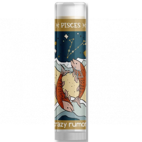 Crazy Rumors Zodiac Pisces lip balm with mango, lemon, and berry flavor 4.4 ml